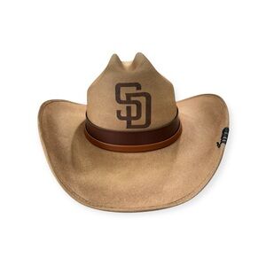 Tan Cowboy Hat with Brown Band